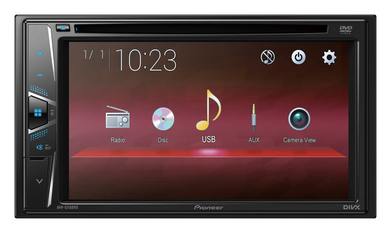 Pioneer AVH-G115DVD 6.2" DVD Multimedia AV Receiver with Front USB