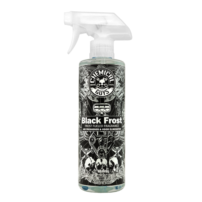 Chemical Guys Air Freshener And Odor Eliminator  Black Frost Scent 16 oz.