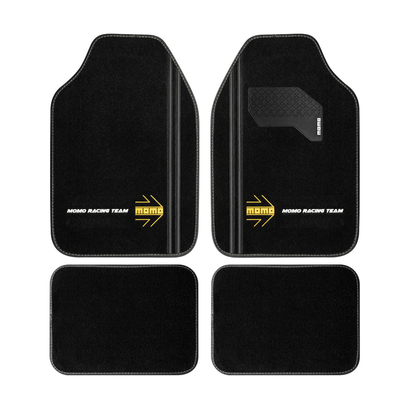 MOMO Universal Car Floor Mat Sport Black
