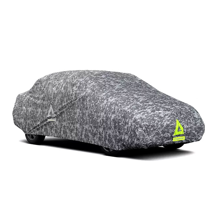 Deflector Water Resistant Car Cover Arctic Camouflage Fabric Sedan 2XL