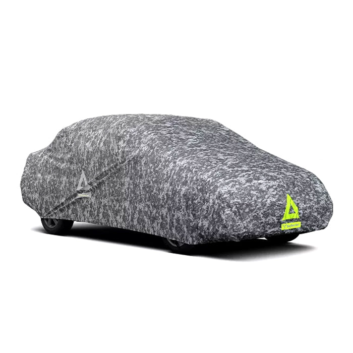 Deflector Water Resistant Car Cover Arctic Camouflage Fabric Sedan Large