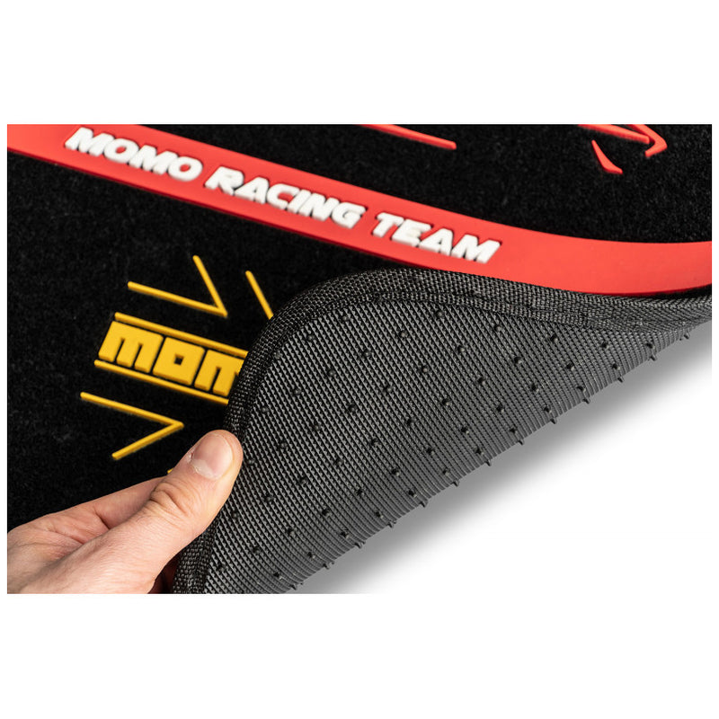 MOMO Universal Car Floor Mat Arrow Black/Yellow