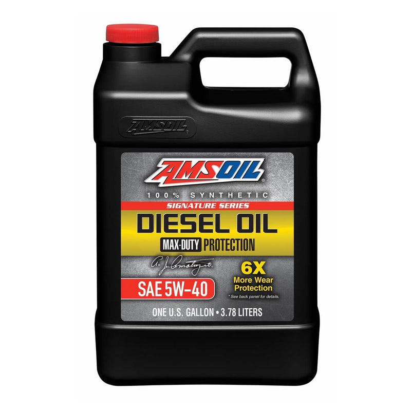 AMSOIL 100% Synthetic Signature Series Diesel Oil Max-Duty 5W40 1 Gal.