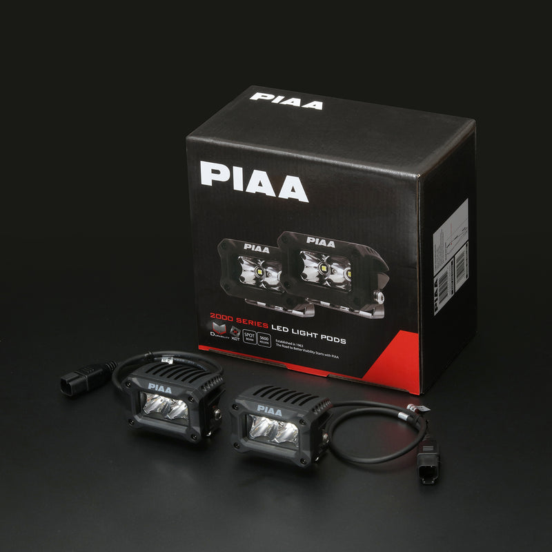 PIAA LED Pod 2000 Series Spot Beam 5600K, 12V, 9.2W 3"