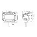 PIAA LED Pod 2000 Series Spot Beam 5600K, 12V, 9.2W 3"
