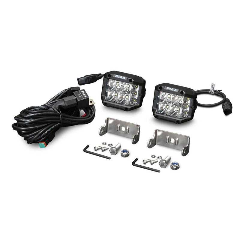PIAA LED Cube Quad Edge Wide-Angle Driving 5600K, 12V, 24W 4"