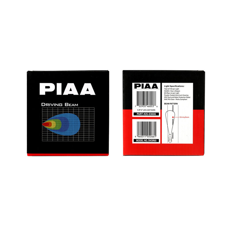 PIAA LED Light Bar Driving Beam 5600K S-RF Series 6"