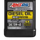 AMSOIL 100% Synthetic Signature Series Diesel Oil Max-Duty 15W40 1 Quart