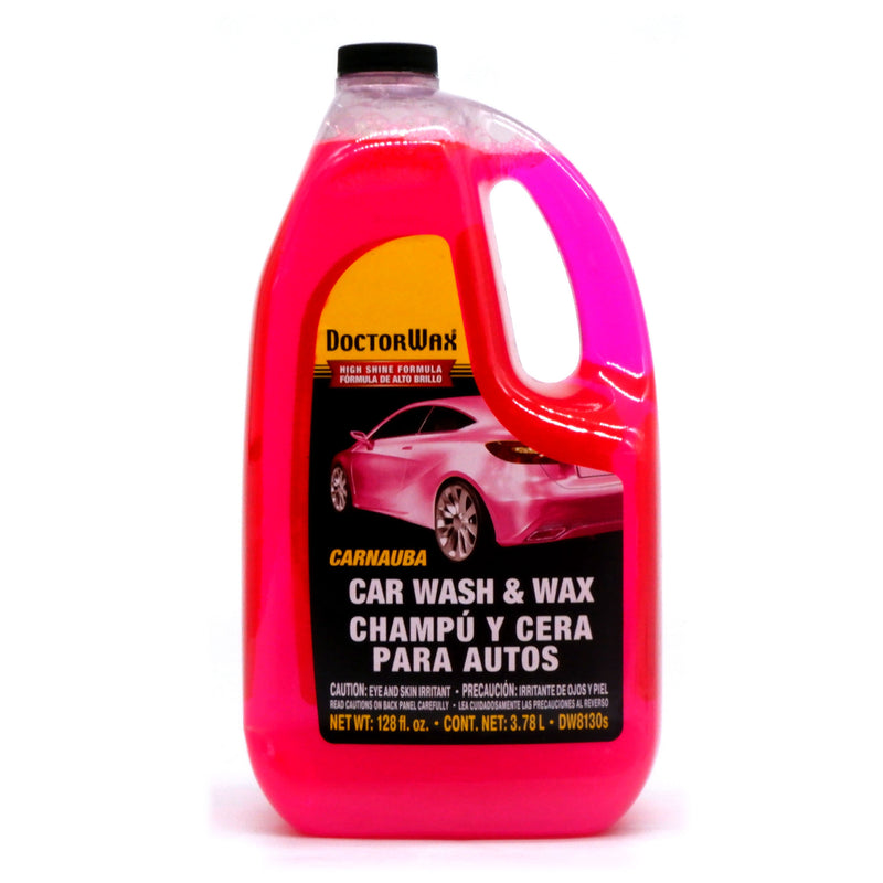 Doctor Wax Carnauba Car Wash & Wax 128fl. Oz./3.785 L