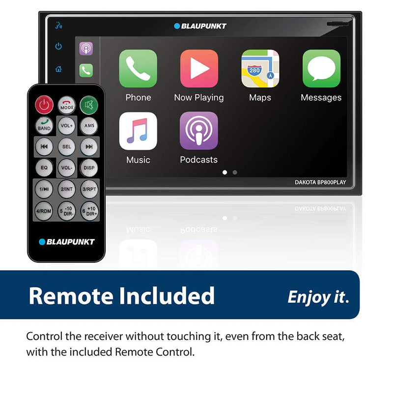 Blaupunkt Headunit Dakota 800 2DIN 6.8" | Android Auto | Apple Carplay | Bluetooth | USB
