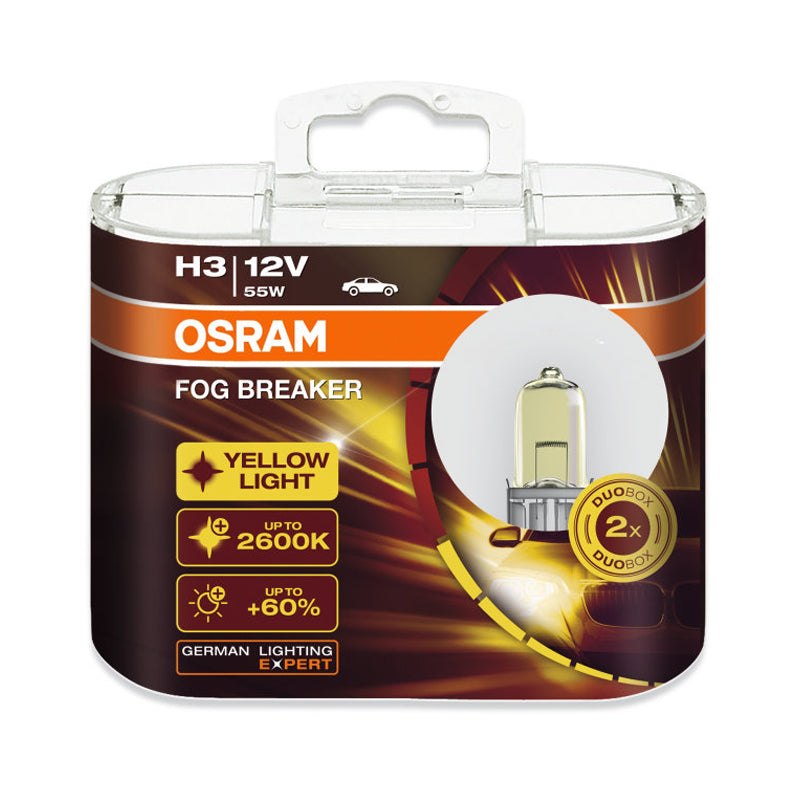 Osram Fog Breaker Yellow Light 2600K H3 55W