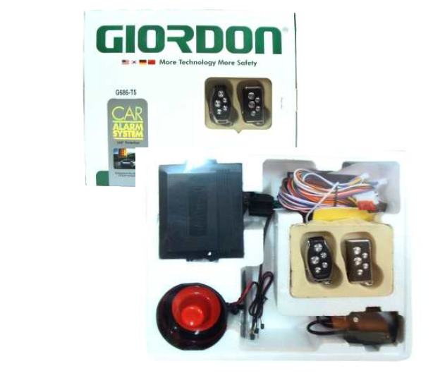 GIORDON Car Alarm with Trunk Release Special