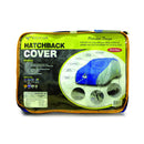Deflector Water Resistant Car Cover Silver/Blue Hatchback Large