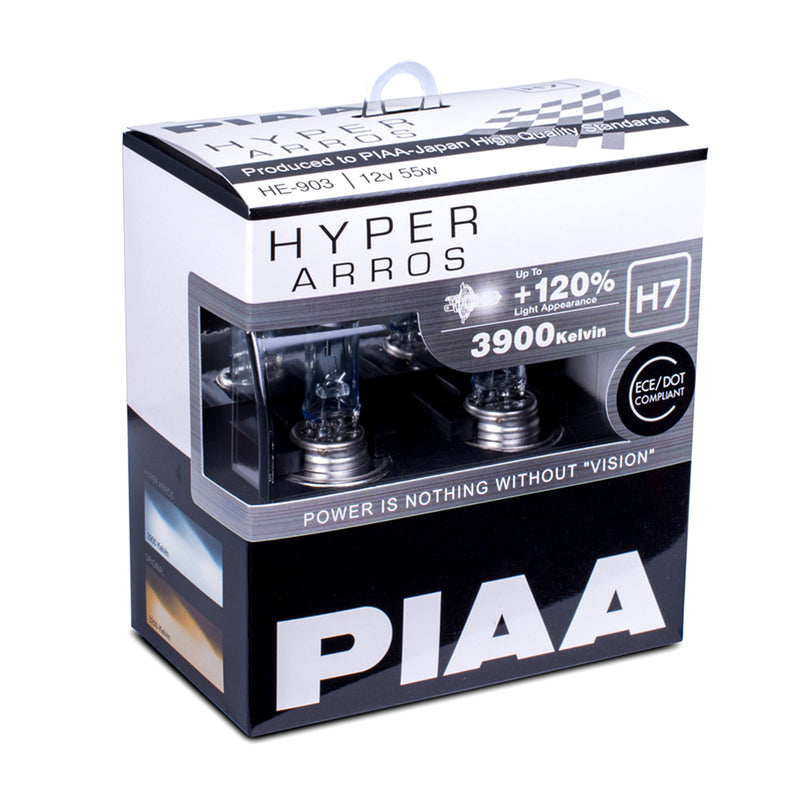 PIAA Hyper Arros 3900K Halogen Bulb H7