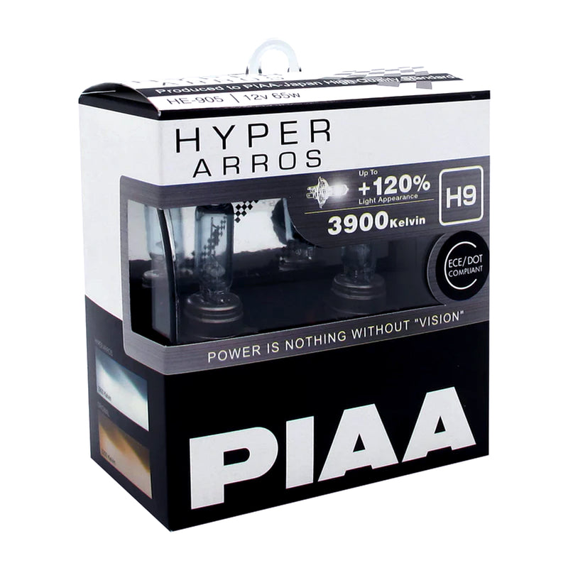 PIAA Hyper Arros 3900K Halogen Bulb H9