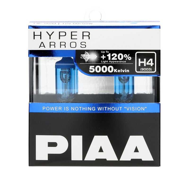 PIAA Hyper Arros 5000K Halogen Bulb H4