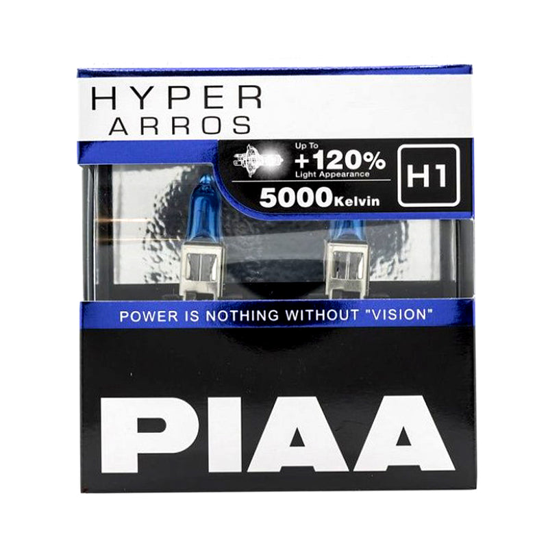 PIAA Hyper Arros 5000K Halogen Bulb H1