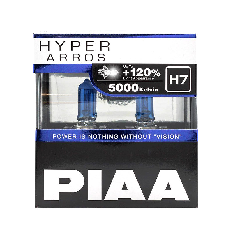 PIAA Hyper Arros 5000K Halogen Bulb H7