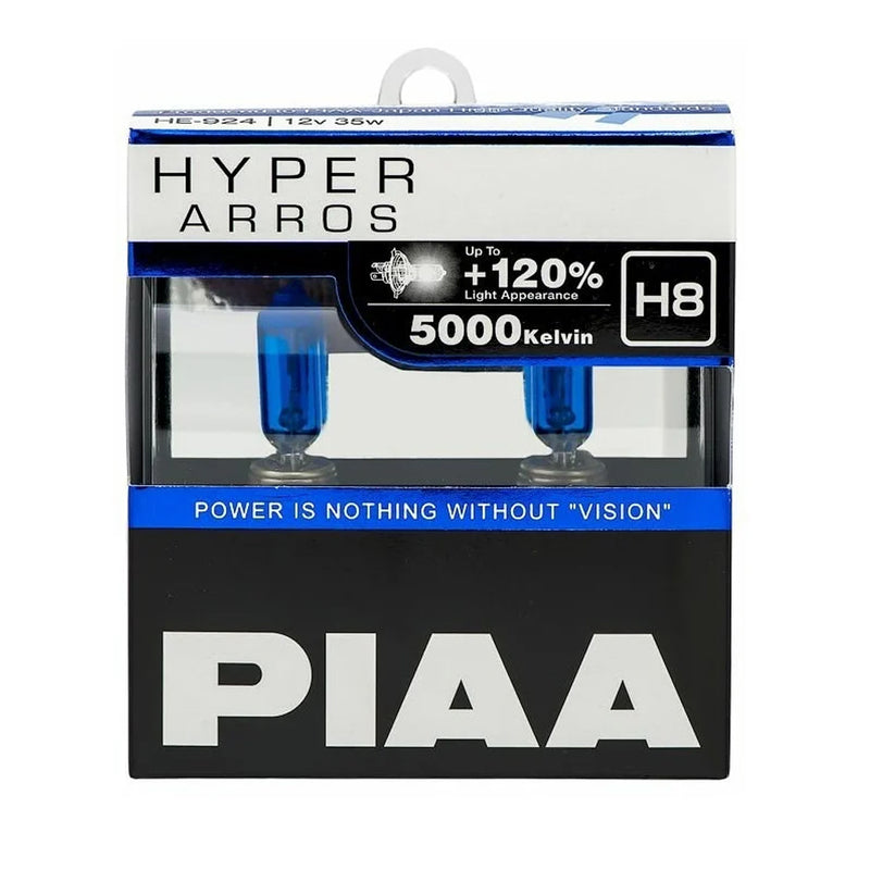 PIAA Hyper Arros 5000K Halogen Bulb H8