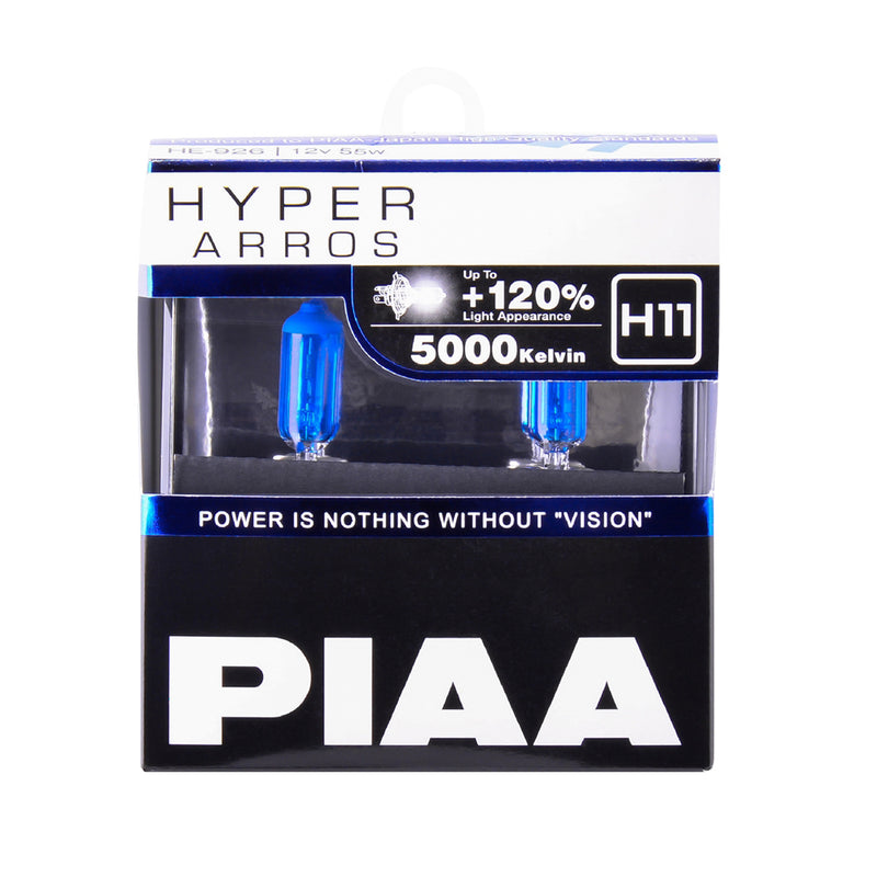 PIAA Hyper Arros 5000K Halogen Bulb H11