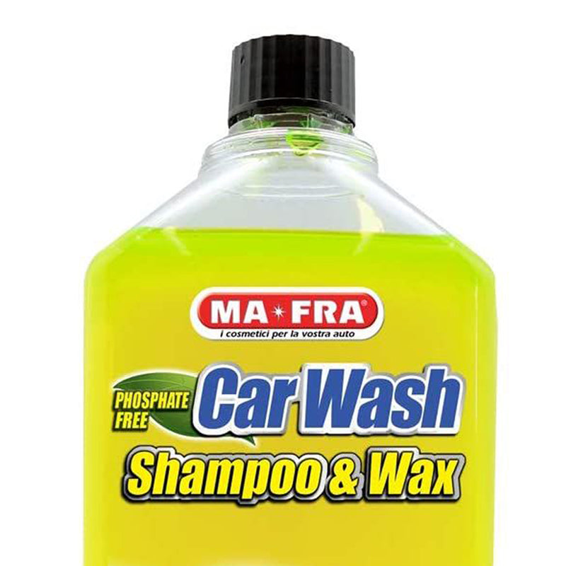 Ma-Fra Body Polishing Treatment Car Wash Shampoo & Wax 1 Liter