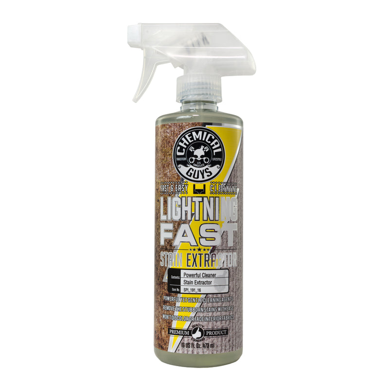Chemical Guys Lightning Fast Carpet And Upholstery Stain Extractor 16oz.