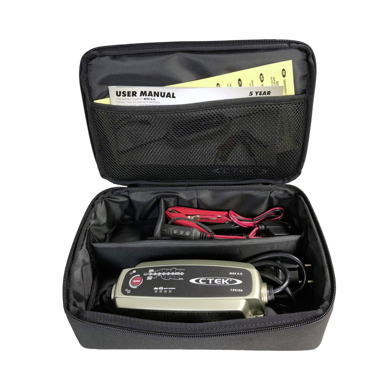 CTEK MXS 5.0 Battery Charger Value Pack with Carry Case Bag