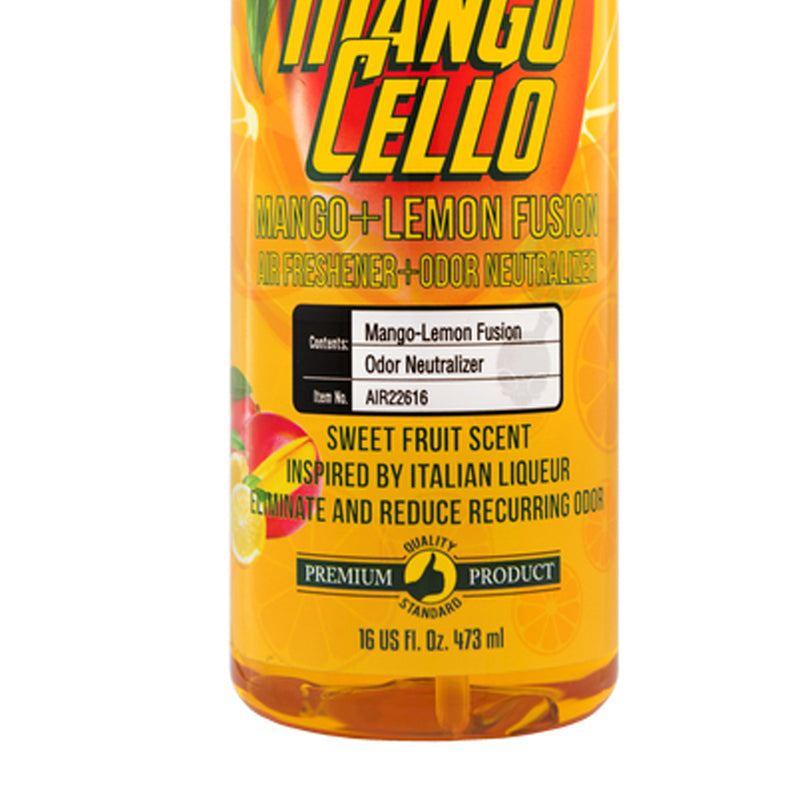 Chemical Guys Air Freshener And Odor Eliminator Mangocello Mango Lemon Fusion Scent 16 oz.