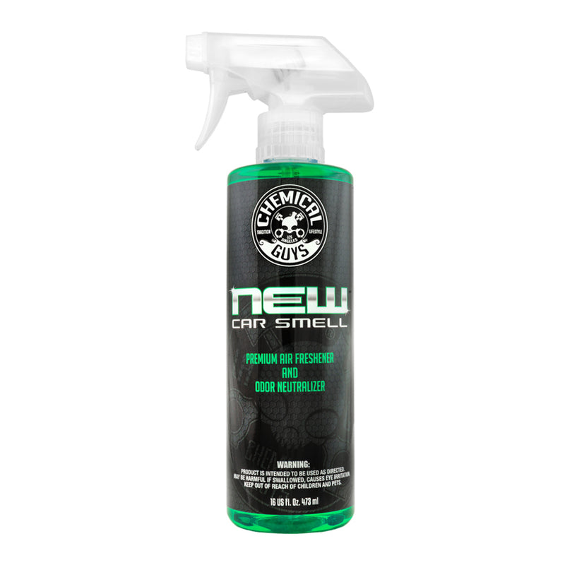Chemical Guys Air Freshener And Odor Eliminator New Car Scent 16 oz.