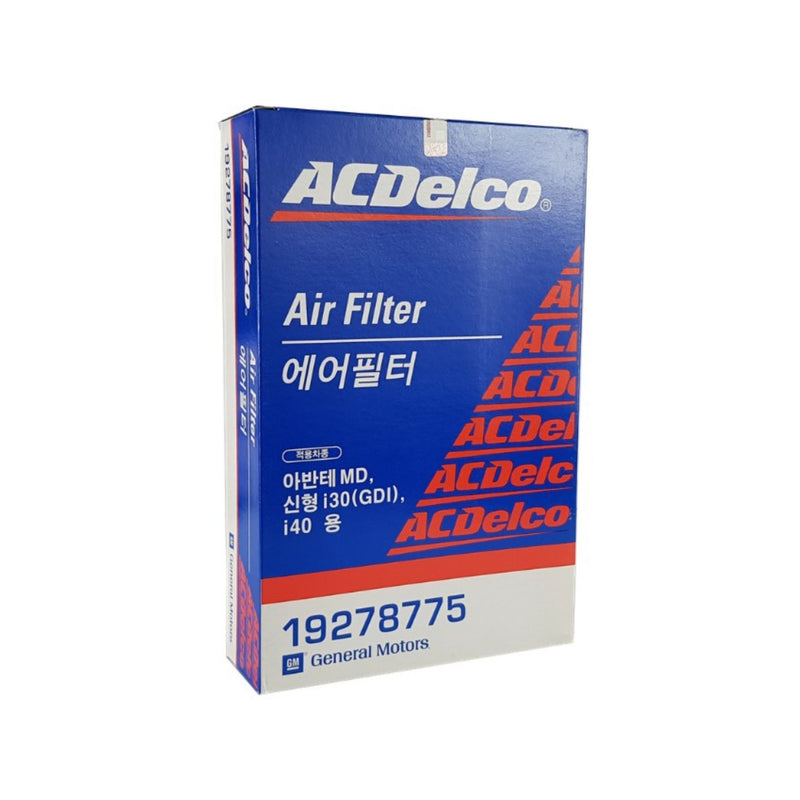 ACDelco Air Filter Hyundai Elantra (gas) 11-14, Kia Forte 12-16, Kia Carens (gas) 13-16