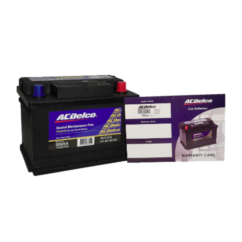ACDelco SMF Battery DIN55 - SIN54