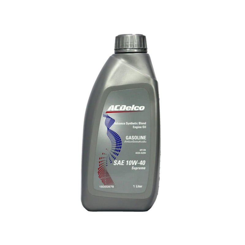 ACDelco Supreme 10W-40 Semi-Synthetic Engine Oil (Gas) API SN 1 Liter