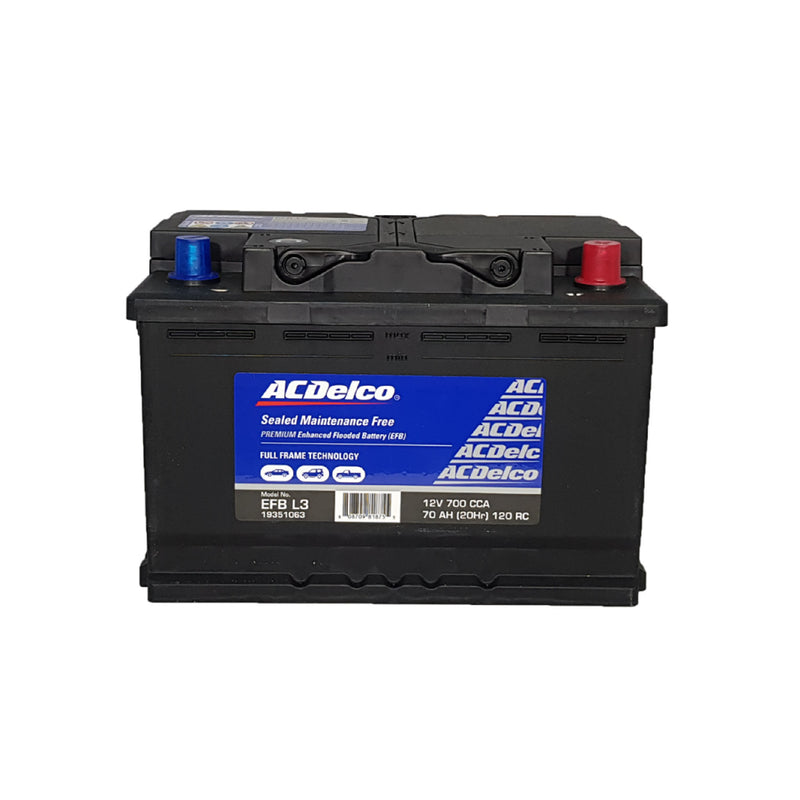 ACDelco EFB Battery - DIN74 (BCI 48 / DIN H6 / L3 )