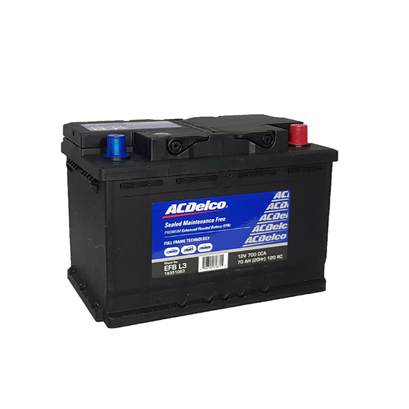 ACDelco EFB Battery - DIN74 (BCI 48 / DIN H6 / L3 )