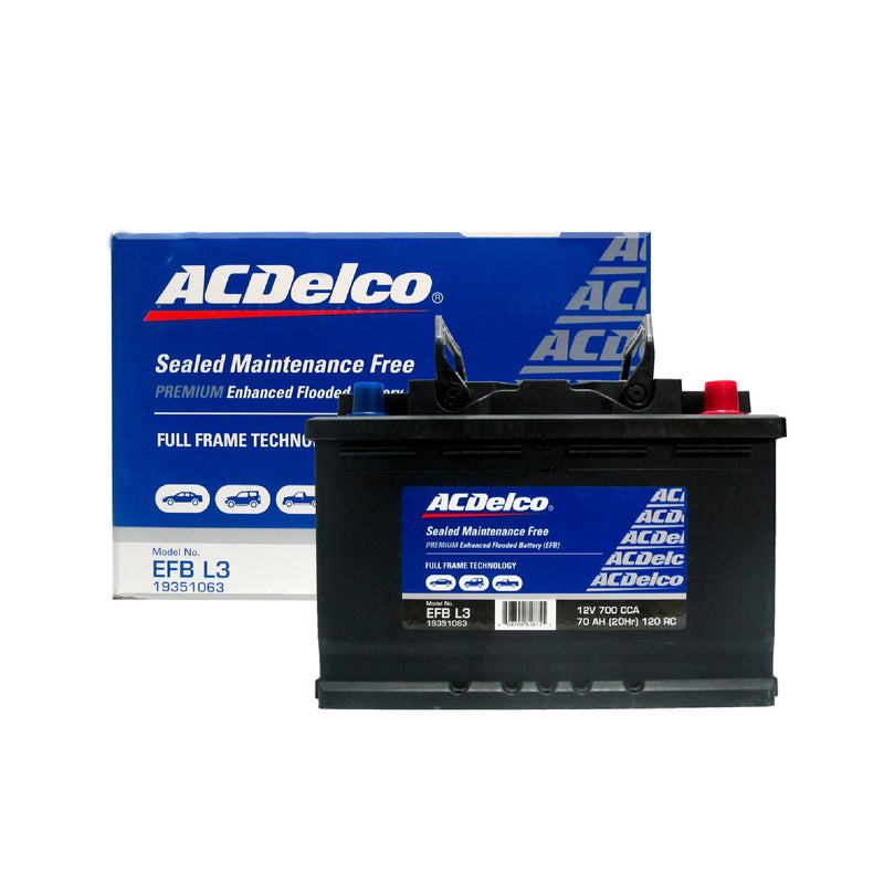 ACDelco EFB Battery - DIN74 (BCI 48 / DIN H6 / L3 )