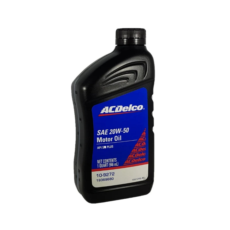 ACDelco 20W50 Mineral Oil API SN (Gas) 1 Quart