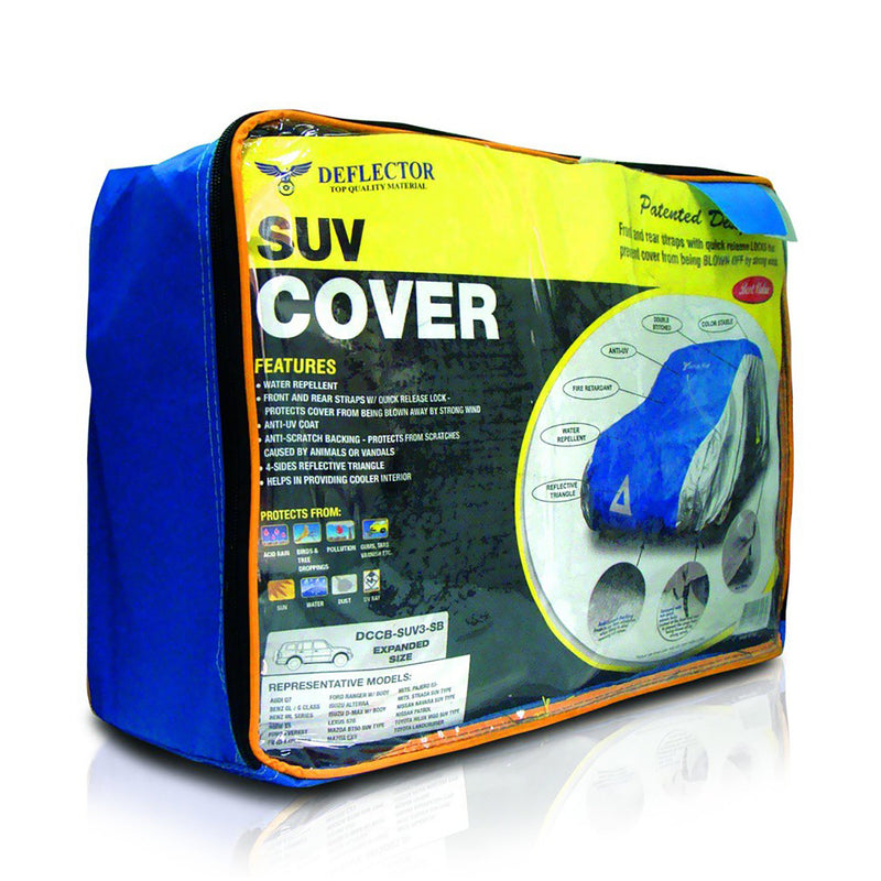 Deflector Water Resistant Car Cover SUV XL (Blue)