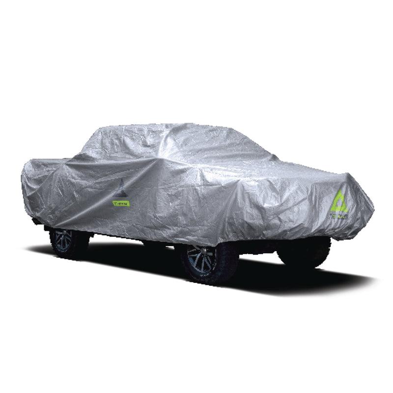 Deflector Water Resistant Car Cover Reflective Aluminum Coated Silver Pick Up Medium