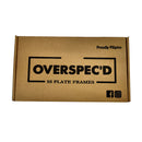 Overspec'D Motorcycle Plate Frame Holder Type 2