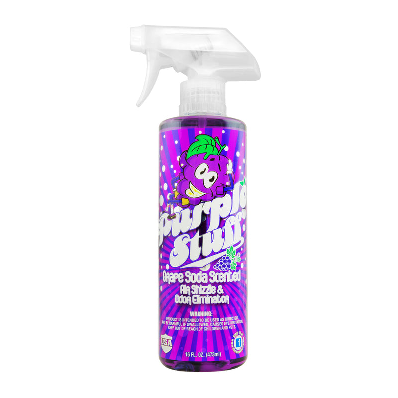 Chemical Guys Air Freshener And Odor Eliminator Purple Stuff Grape Soda Scent 16 oz.