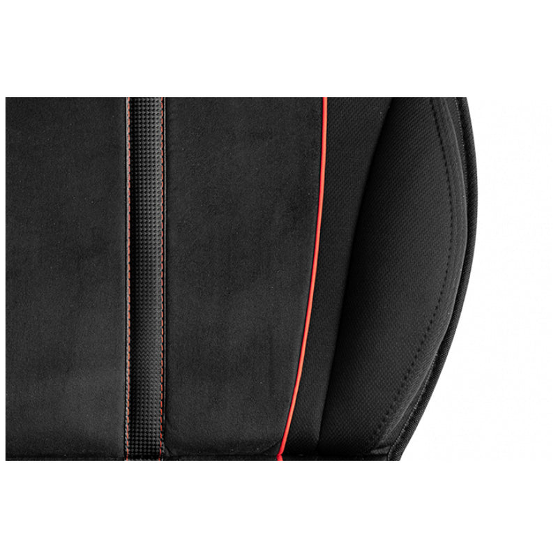 MOMO Seat Cushion Street Black/Red