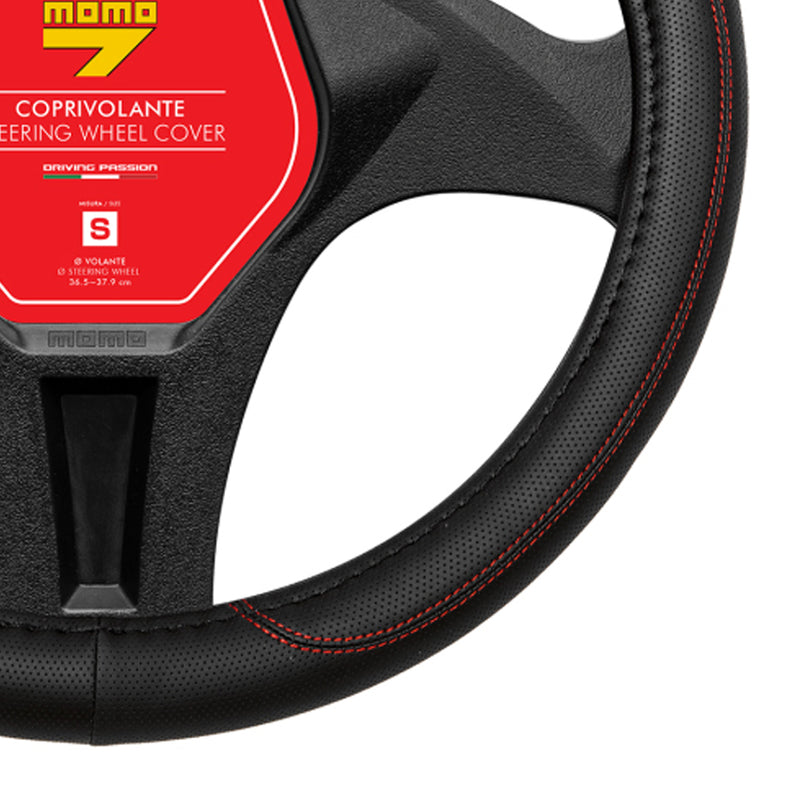 MOMO Steering Wheel Cover Comfort Black/Red
