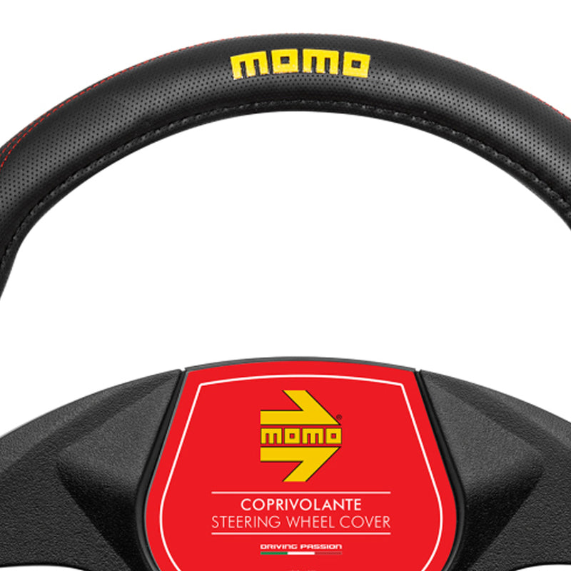 MOMO Steering Wheel Cover Comfort Black/Red