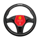 MOMO Steering Cover Carbon Black/Red M