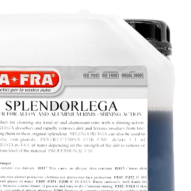 Ma-Fra Splendorlega Alloy & Magnesium Wheels Cleaner 5 Liters / 6 Kgs.