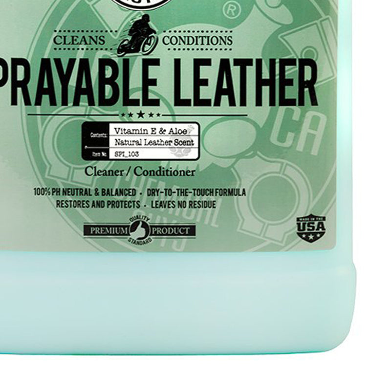 Chemical Guys Sprayable Leather Cleaner And Conditioner In One 1 Gallon