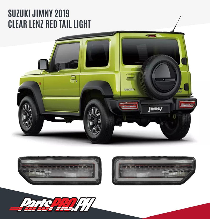 Smoked Lens Black LED Tail lamp Sequential for Suzuki Jimny 2019 (Pair)