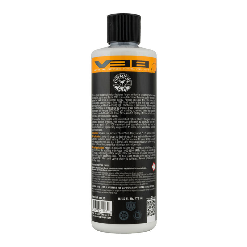 Chemical Guys V38 Optical Grade Final Polish 16oz.