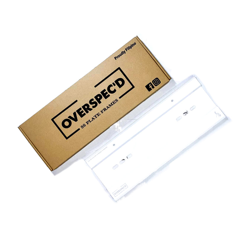 Overspec'D Auto Plate Frame Holder for Ford Everest