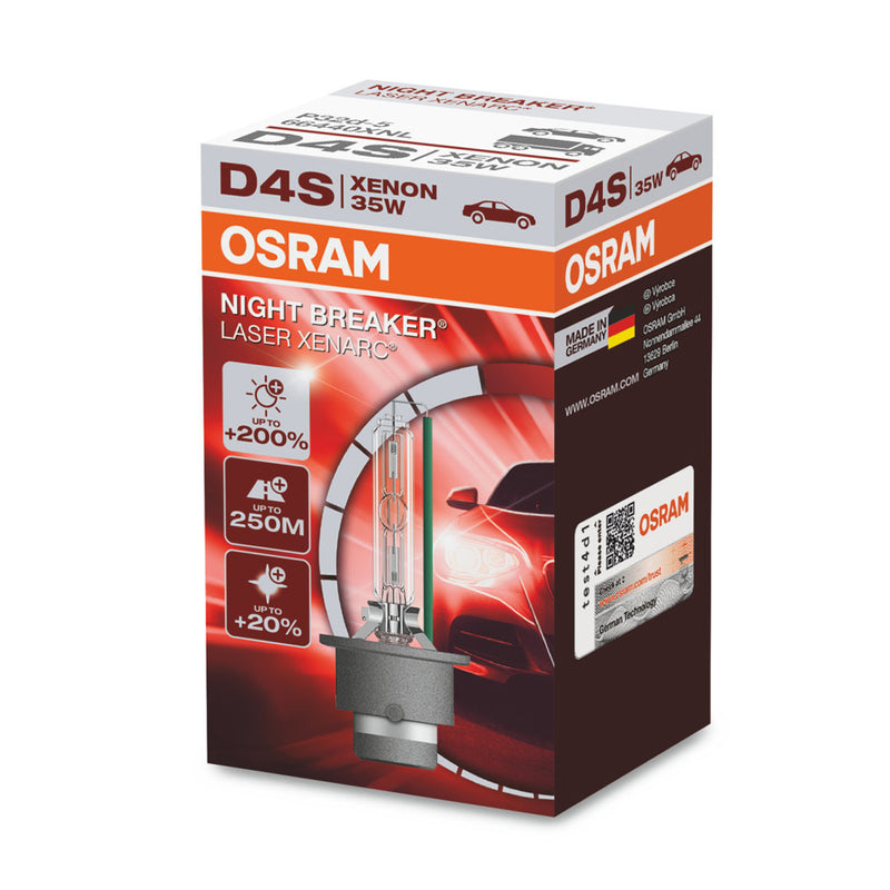 Osram Night Breaker Laser Xenarc HID Bulb D4S 4300K